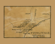 Tivoliville, Shrewsbury Township, Pennsylvania 1861 Old Town Map Custom Print - Lycoming Co.