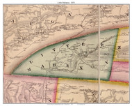 Little Mahanoy Township, Pennsylvania 1858 Old Town Map Custom Print - Northumberland Co.