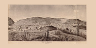 View of Shamokin, Pennsylvania 1858 Old Town Map Custom Print - Northumberland Co.