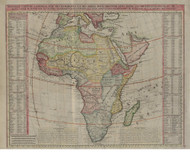 ca 1680 Map of Africa by Gueudeville