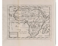 1681 Map of Africa by Pincus