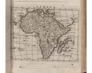 1701 Map of Africa by Pincus
