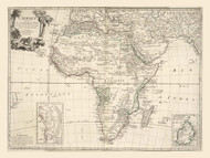 1753 Map of Africa by Janvier 2