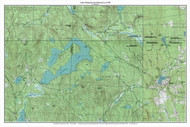 Lake Nubanusit and Hancock 1998 - Custom USGS Old Topo Map - New Hampshire - South West