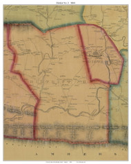 District No. 2 - Rockbridge County, Virginia 1860 Old Town Map Custom Print - Rockbridge County