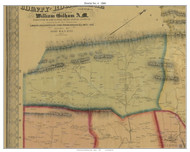 District No. 4 - Rockbridge County, Virginia 1860 Old Town Map Custom Print - Rockbridge County