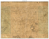 LaGrange, Wisconsin 1857 Old Town Map Custom Print - Walworth Co.