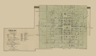 Mercer Borough, Pennsylvania 1860 Old Town Map Custom Print - Mercer Co.