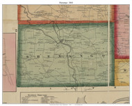 Shenango Township, Pennsylvania 1868 Old Town Map Custom Print - Mercer Co.