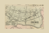 Pine Grove Borough, Pennsylvania 1864 Old Town Map Custom Print - Schuylkill Co.