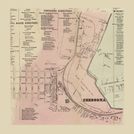 Cressona, South Manheim Township, Pennsylvania 1864 Old Town Map Custom Print - Schuylkill Co.