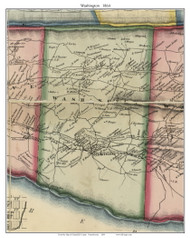 Washington  Township, Pennsylvania 1864 Old Town Map Custom Print - Schuylkill Co.