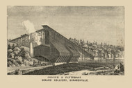 Girard Colliery, Pennsylvania 1864 Old Town Map Custom Print - Schuylkill Co.