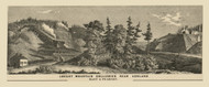 Locust Mountain Colliery, Pennsylvania 1864 Old Town Map Custom Print - Schuylkill Co.