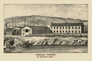 Tamaqua Tannery, Pennsylvania 1864 Old Town Map Custom Print - Schuylkill Co.