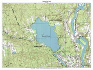 Webster Lake 2000 - Custom USGS Old Topo Map - New Hampshire - Frank-Henn