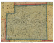 New Milford Township, Pennsylvania 1858 Old Town Map Custom Print - Susquehanna Co.