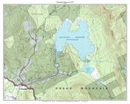 Chittenden Reservoir 1997 1997 - Custom USGS Old Topo Map - Vermont