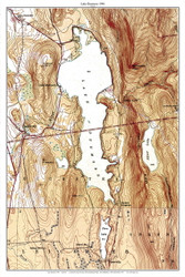 Lake Dunmore 1946 1946 - Custom USGS Old Topo Map - Vermont