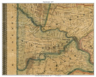 Frenchcreek Township, Pennsylvania 1857 Old Town Map Custom Print - Venango Co.