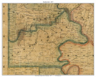 Sandycreek Township, Pennsylvania 1857 Old Town Map Custom Print - Venango Co.