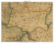 Sugarcreek Township, Pennsylvania 1857 Old Town Map Custom Print - Venango Co.