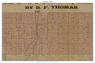 Franklin - Spickardsville, Missouri 1890 Old Town Map Custom Print Grundy Co.