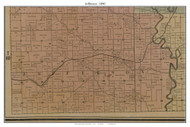Jefferson, Missouri 1890 Old Town Map Custom Print Grundy Co.