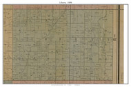 Liberty, Missouri 1890 Old Town Map Custom Print Grundy Co.