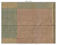 Marion, Missouri 1890 Old Town Map Custom Print Grundy Co.