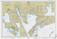 Passamaquoddy Bay and St. Croix River 1992 - Old Map Nautical Chart AC Harbors 5 13398 - Maine