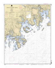 Machias Bay to Tibbett Narrows 2004 - Old Map Nautical Chart AC Harbors 5 13326 - Maine