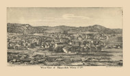 Honesdale View Township, Pennsylvania 1860 Old Town Map Custom Print - Wayne Co.