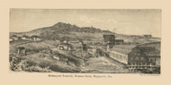 Richtmyers Tannery Township, Pennsylvania 1860 Old Town Map Custom Print - Wayne Co.