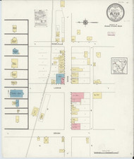 Altus, Arkansas 1913 - Old Map Arkansas Fire Insurance Index
