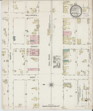 Atkins, Arkansas 1886 - Old Map Arkansas Fire Insurance Index