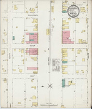 Atkins, Arkansas 1892 - Old Map Arkansas Fire Insurance Index