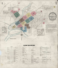 Batesville, Arkansas 1923 - Old Map Arkansas Fire Insurance Index