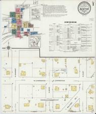 Benton, Arkansas 1921 - Old Map Arkansas Fire Insurance Index