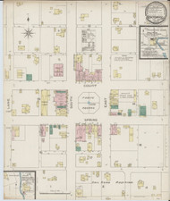 Bentonville, Arkansas 1886 - Old Map Arkansas Fire Insurance Index