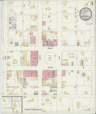Bentonville, Arkansas 1897 - Old Map Arkansas Fire Insurance Index