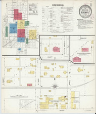 Bentonville, Arkansas 1908 - Old Map Arkansas Fire Insurance Index