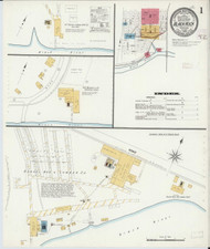 Black Rock, Arkansas 1908 - Old Map Arkansas Fire Insurance Index