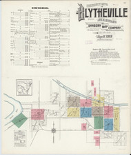 Blytheville, Arkansas 1913 - Old Map Arkansas Fire Insurance Index