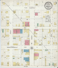 Booneville, Arkansas 1908 - Old Map Arkansas Fire Insurance Index