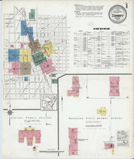Conway, Arkansas 1919 - Old Map Arkansas Fire Insurance Index