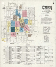 Conway, Arkansas 1926 - Old Map Arkansas Fire Insurance Index