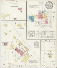 Cotton Plant, Arkansas 1913 - Old Map Arkansas Fire Insurance Index