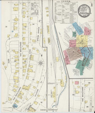 Eureka Springs, Arkansas 1892 - Old Map Arkansas Fire Insurance Index