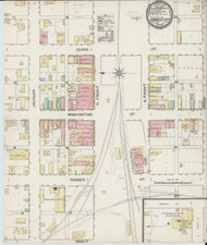 Forrest City, Arkansas 1892 - Old Map Arkansas Fire Insurance Index